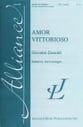 Amor Vittorioso TBB choral sheet music cover